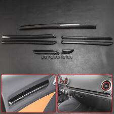 7pcs Interior Dashboard Door Panel Trim  For Audi A3 S3 RS3 8V Real Carbon Fiber, used for sale  Shipping to South Africa