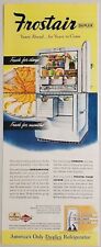 1948 Impressão Ad Frostair Duplex Geladeira-Congelador Chicago, IL Pneu Geral  comprar usado  Enviando para Brazil