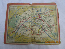 Vintage map paris for sale  Rockton