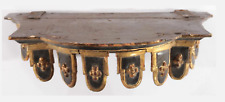 Prateleira italiana esculpida e pintada em madeira dourada do século XVIII comprar usado  Enviando para Brazil