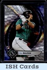 2022 Bowman Platinum Cal Raleigh Ice Foilboard #83 Seattle Mariners, used for sale  Shipping to South Africa