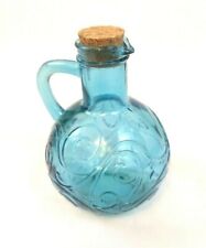 Glass decanter blue for sale  Hartford