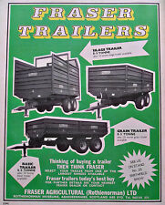 Fraser trailer range for sale  MORPETH