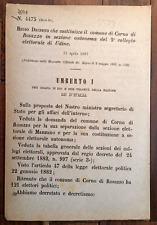 Corno rosazzo 1887 usato  Italia