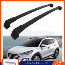 Porta-bagagens preto barras transversais rack de teto Hyundai TUCSON 2016-2021 comprar usado  Enviando para Brazil