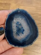 Beautiful blue agate for sale  TRIMDON STATION