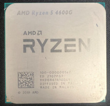 Bandeja processador AMD Ryzen 5 4600G para desktop (4.2 GHz, 6 núcleos, soquete AM4) -..., usado comprar usado  Enviando para Brazil