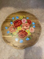 Used, Pioneer Woman Willow Floral Lazy Susan Wood Revolving Server Centerpiece NICE for sale  Shipping to South Africa