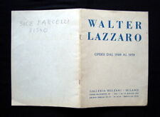 Walter lazzaro catalogo usato  Italia