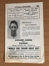 Stirling albion falkirk for sale  Shipping to Ireland