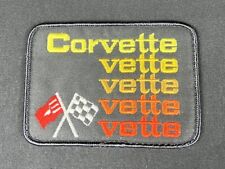 Vintage corvette patch for sale  Hingham