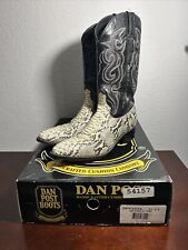 DAN POST Boots Handcrafted Exotic Omaha Python DPP3036 Size 11.5 D Cowboy Boots for sale  Shipping to South Africa