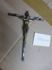 Crucifix croix laiton d'occasion  Clermont-Ferrand-