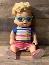 2018 Hasbro Blonde Baby Alive Step N Giggle bebê menino com sapatos iluminados funciona comprar usado  Enviando para Brazil
