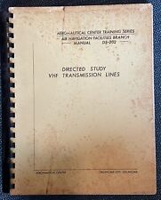 Manual de entrenamiento del centro aeronáutico líneas de transmisión VHF DS-202 1959 Oklahoma segunda mano  Embacar hacia Argentina