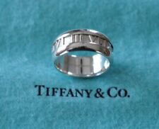 Anillo ancho Tiffany & Co Atlas plata esterlina 925 talla 7 1/2 EE. UU. 2003 segunda mano  Embacar hacia Argentina