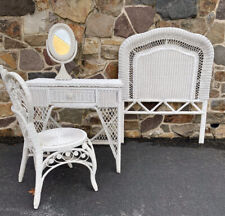Vintage white wicker for sale  West Chester