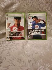 Juegos Tiger Woods PGA Tour 2006 y 2007 Xbox 360, en caja, probados., usado segunda mano  Embacar hacia Argentina