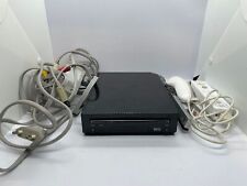 Używany, Konsola Nintendo Wii RVL-001 czarna + pad + kable  na sprzedaż  PL