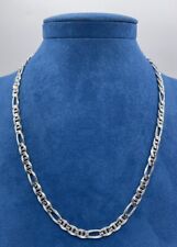 Corrente de elos âncora Figaro prata esterlina maciça Itália 925 22” polegadas comprar usado  Enviando para Brazil