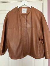 Mango leather jacket for sale  BEDFORD