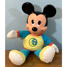 Brinquedo de pelúcia Mickey Mouse hora de dormir Mattel 1990 vintage cabeça de vinil Disney comprar usado  Enviando para Brazil