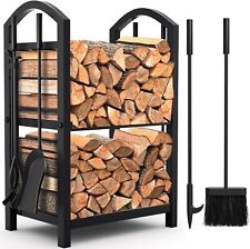wood rack tools fireplace for sale  Avon Lake