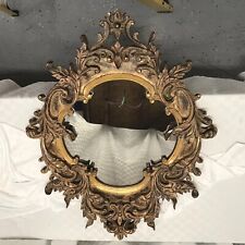 gold leaf oval mirror for sale  Lodi