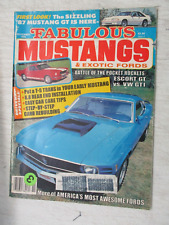 FABULOSA REVISTA MUSTANGS NOVEMBRO 1986 1987 MUSTANG GT ESCOLTA GT VS VW GTI, usado comprar usado  Enviando para Brazil