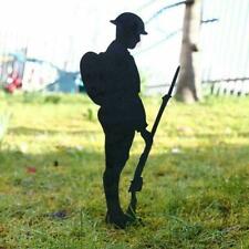 Metal soldier silhouette for sale  BASILDON