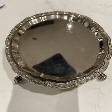 Solid silver tray for sale  CREWE