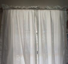 Pair white curtain for sale  Brownsville