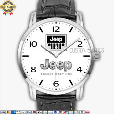 Relógio de pulso masculino Jeep emblema grade frontal logotipo JE08 quartzo aço inoxidável comprar usado  Enviando para Brazil