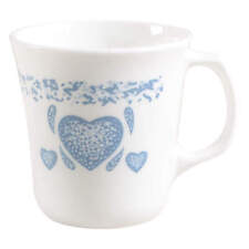 hearts corning blue mugs 12 for sale  Mc Leansville