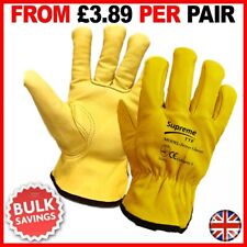 Driver work gloves for sale  LONDON