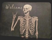 Skeleton doormat halloween for sale  Denver
