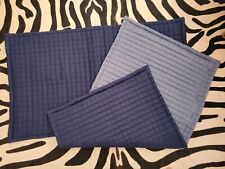 Par de fronhas de travesseiro acolchoadas para caixa e cano azul e cinza tamanho King, usado comprar usado  Enviando para Brazil