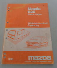 Manual de oficina Mazda 626 GD/GV estação vagão caixa de câmbio freio etc 03/1988 comprar usado  Enviando para Brazil