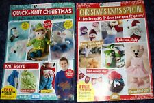 Christmas knitting patterns for sale  RAYLEIGH