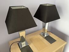 Mirrored table lamps for sale  WALLASEY