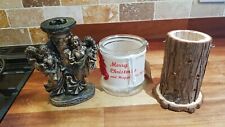 Christmas candle holders for sale  CREWE