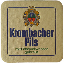 Alter bierdeckel krombacher gebraucht kaufen  Stephanskirchen