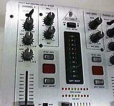 Mixer BEHRINGER DJ VMX100 S0901517138 2Phono 2Line 2Channel 1Mic prata da JPN comprar usado  Enviando para Brazil