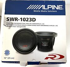 Subwoofer Alpine SWR-1023D - 10" Alto Desempenho 1800 WATT Bobina de Voz Dupla NOVO comprar usado  Enviando para Brazil