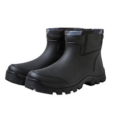 Botas de chuva curtas masculinas versáteis no tornozelo impermeáveis borracha antiderrapante sapatos baixos, usado comprar usado  Enviando para Brazil