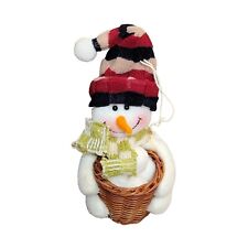 Snowman holding basket for sale  Norwalk