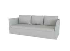 grey linen blend sofa for sale  Virginia Beach