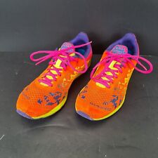 Tênis de corrida rápido ASICS Gel Noosa feminino tamanho 7.5 laranja neon multicolorido T357N comprar usado  Enviando para Brazil