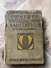 1918 Primer de higiene y saneamiento, libro de texto de salud, libro mundial, antiguo segunda mano  Embacar hacia Argentina