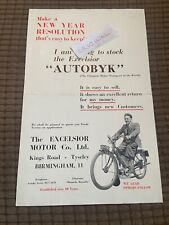 Original excelsior autobyk for sale  HOCKLEY